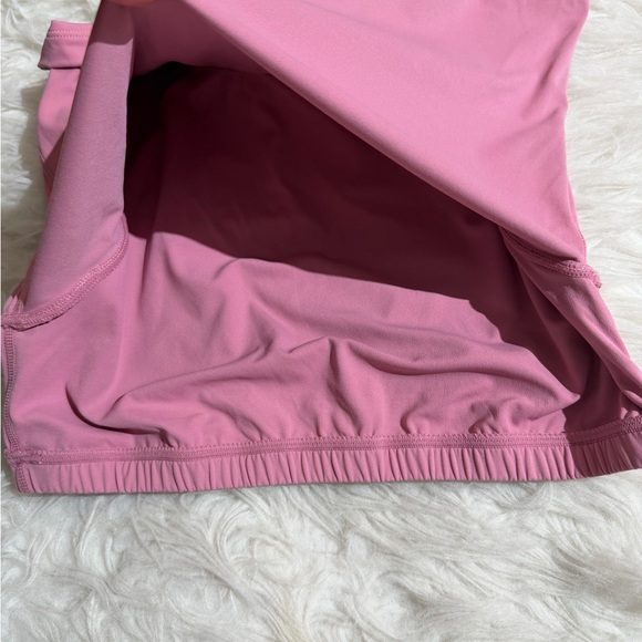 NEW Set Active Large L Glossy Pink Sports Bra Top Tank Workout Yoga Pilates - Picture 5 of 6